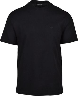 Emporio Armani T-shirt - Heren - T-shirts - Zwart - 2XL - Katoen - Tops