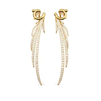 Ferragamo Earrings With Crystals