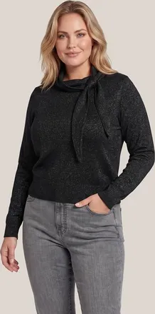 Mart Visser Lynn Lurex Top Zwart Maxi