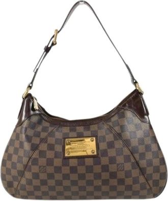 Louis Vuitton Pre-owned Shoulder Bags, female, Brown, Size: ONE SIZE Pre-owned Damier Canvas Shoulder Bag