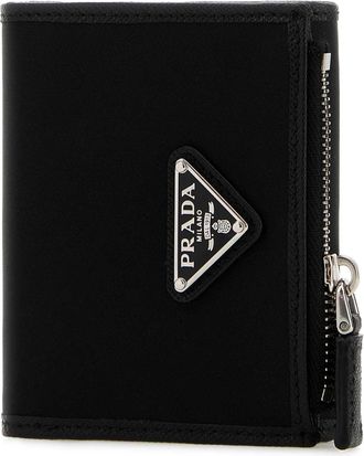 Prada Mens Minuteria Wallet Black Fabric