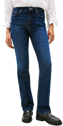 Tommy Hilfiger Womens Bootcut Fit Jeans, Blue (Nos Dark Blue), 28W/25L