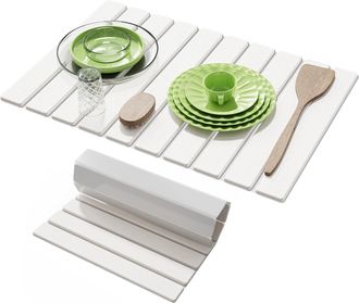 OEM Tapete De Secado De Piedra Grande Para Encimeras De Cocina, 23,6 X 15,3 Pulgadas, Plegable, De Secado R&aacute;pido, Ecol&oacute;gico, De Tierra De Diatomeas