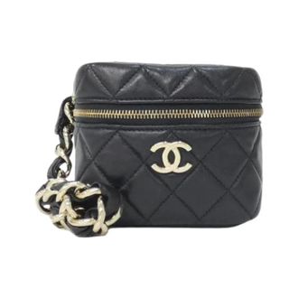 Chanel Pre-owned Mini Bag - Dames - Pre-owned - Zwart - Maat: ONE Size Leer