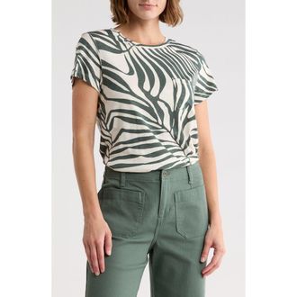 Sanctuary One Pocket T-Shirt in Paradise Palm Green at Nordstrom Rack, Size X-Small