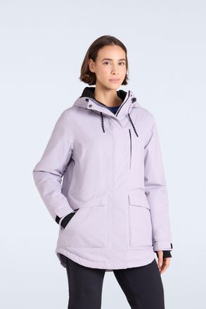 Mountain Warehouse Tignes Womens Snow Jacket Breathable Waterproof Winter Coat Purple