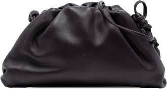 Bottega Veneta Borsa a tracolla The Mini Pouch in pelle di agnello 2012-2025 - Viola