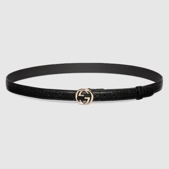 Gucci Belt With Interlocking G Buckle, Size 105