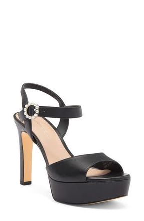 Stuart Weitzman Piper 110 Platform Sandal in Black at Nordstrom Rack, Size 9.5