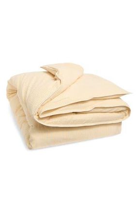 Kassatex Seersucker Duvet Cover in Yellow at Nordstrom Rack, Size Full/queen