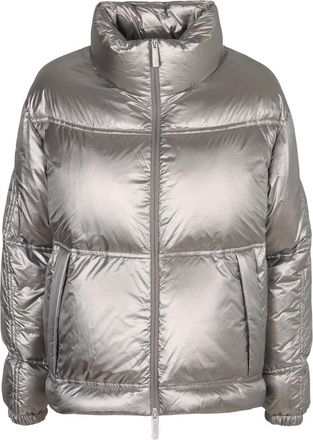 Herno Coats - Dames - Gewatteerde jassen - Grijs - M - Jassen