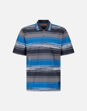 Missoni Mens Missoni Short Sleeve Polo T-Shirt Blue Tone - Size: 40