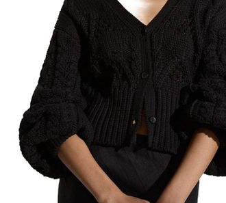 Faithfull The Brand Dayana Cardigan In Black