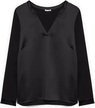 Fiorella Rubino Donna, Camicette, Nero, XL, new