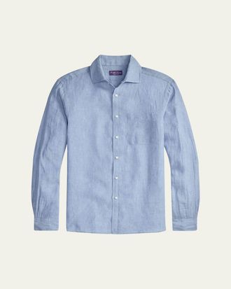 Ralph Lauren Purple Label Linen Chambray Shirt