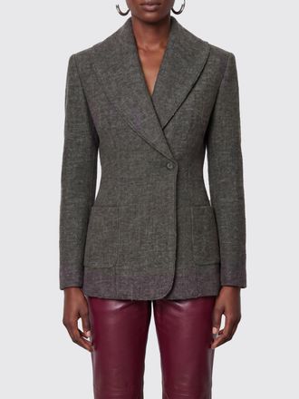 Magda Butrym Jacket Woman color Grey