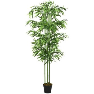 vidaXL Rbol De Bamb&uacute; Artificial Con 576 Hojas Verde 150 Cm Vidaxl