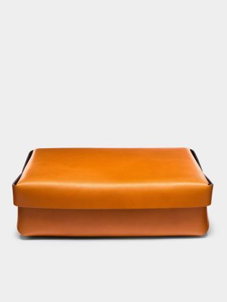 Oscar Maschera Leather Large Rectangular Box with Lid