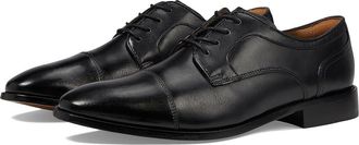 Florsheim Conetta Cap Toe Oxford Mens Lace Up Wing Tip Shoes Black : 10.5 M (D), Lace/Leather