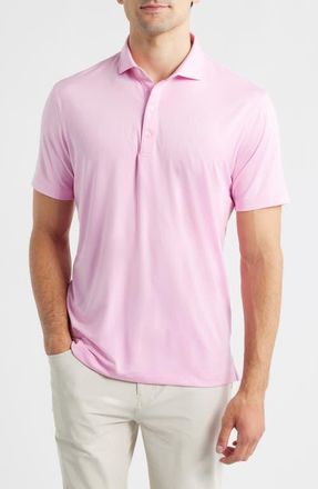Johnnie-O Birdie Classic Fit Performance Polo in Porto Pink at Nordstrom, Size Xx-Large