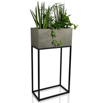 OEM Soporte Para Flores Loft Fiorino Gris 42x22x80 Cm