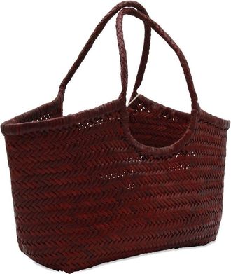 Dragon Diffusion Leather Tote Bag - Burgundy