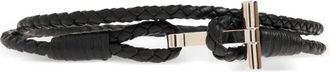 Tom Ford braided-design t-bar bracelet - Silver