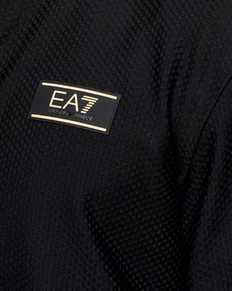 Emporio Armani Mens Hooded Sweatshirt Black Polyester Sweatshirts Sweater