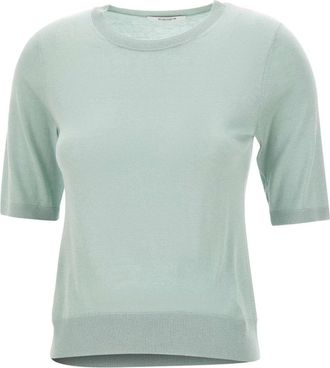 KANGRA Trui met ronde hals - Dames - Ronde hals truien - Groen - XS - Kasjmier - Truien & Vesten
