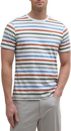 Barbour Rokeby Stripe Cotton T-Shirt in Whisper White at Nordstrom Rack, Size Xx-Large