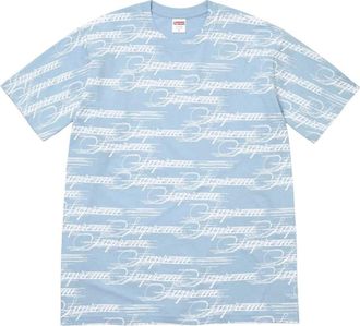 SUPREME FW26 Script T-Shirt Powder Blue FW26T62-BLU