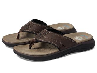 Dockers Banks Mens Sandals Dark Brown/Black : 7 D - Medium, Leather
