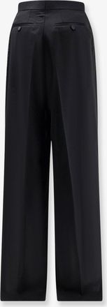 Tom Ford Womens Trousers Light Wool Tuxedo Black