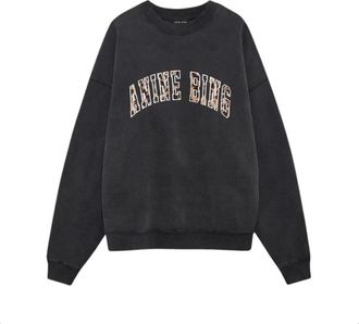 Anine Bing Miles Sweatshirt - Dames - Sweatshirts - Grijs - S - Katoen - Hoodies & sweatvesten