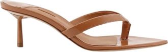 Le Silla Schoenen, Dames, Bruin, 40 EU, Leer, Gisele Sandal 60 mm