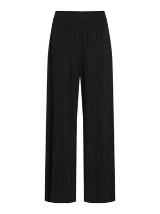Vila Womens Viplisa Hw Wide Pants-Noos, Black Beauty, S