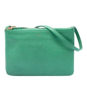 Celine Pre-owned Cross Body Bags, female, Green, Size: ONE SIZE Pre-owned Trio Crossbody Bag