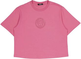 Versace Medusa Cotton Crop T-Shirt