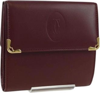 Cartier Pre-owned Wallets, female, Red, Size: ONE SIZE Pre-owned Trifold Wallet
