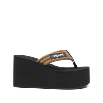 Coperni Platform Logo-plaque Heeled Sandals