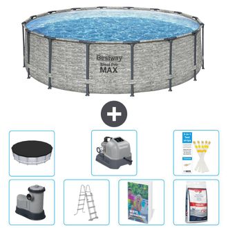 Bestway Piscina Bestway Steel Pro Max Redonda - 488x122 Cm - 8-piezas S649