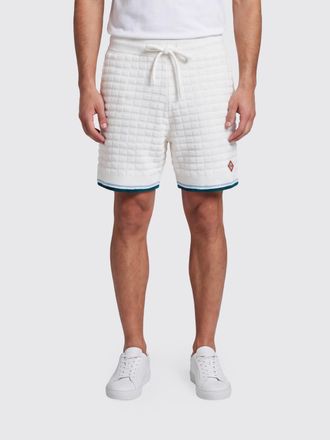 Casablanca Cotton-Blend Shorts with Drawstring Waist and Applied Logo