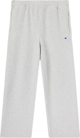 Champion Wide Leg Broek - Heren - Broeken - Grijs - Maat: M Leer