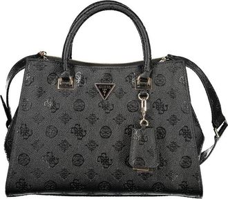 Guess Nero Poliuretano Woman Womens Handbag