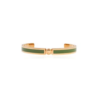 Versace Bracelets, unisex, Green, Size: XL Icon Cuff Bracelet