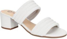 Bella Vita Georgette Slide Sandal in White at Nordstrom Rack, Size 7.5