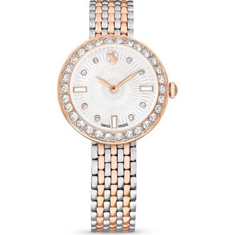Swarovski Certa Bracelet Watch, 30mm in Rose Gold at Nordstrom