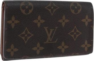 Louis Vuitton Pre-owned Vintage Monogram Canvas Portemonnee - Dames - Vintage Accessoires - Bruin - ONE Size - Vintage