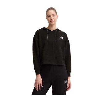 The North Face Mhysa Hoodie - Dames - Outdoor shirts - Zwart - S - Katoen - Fitness