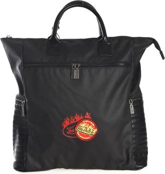 Von Dutch Kazzi Rugzak - Dames - Rugzakken - Zwart - ONE Size - Katoen - Tassen
